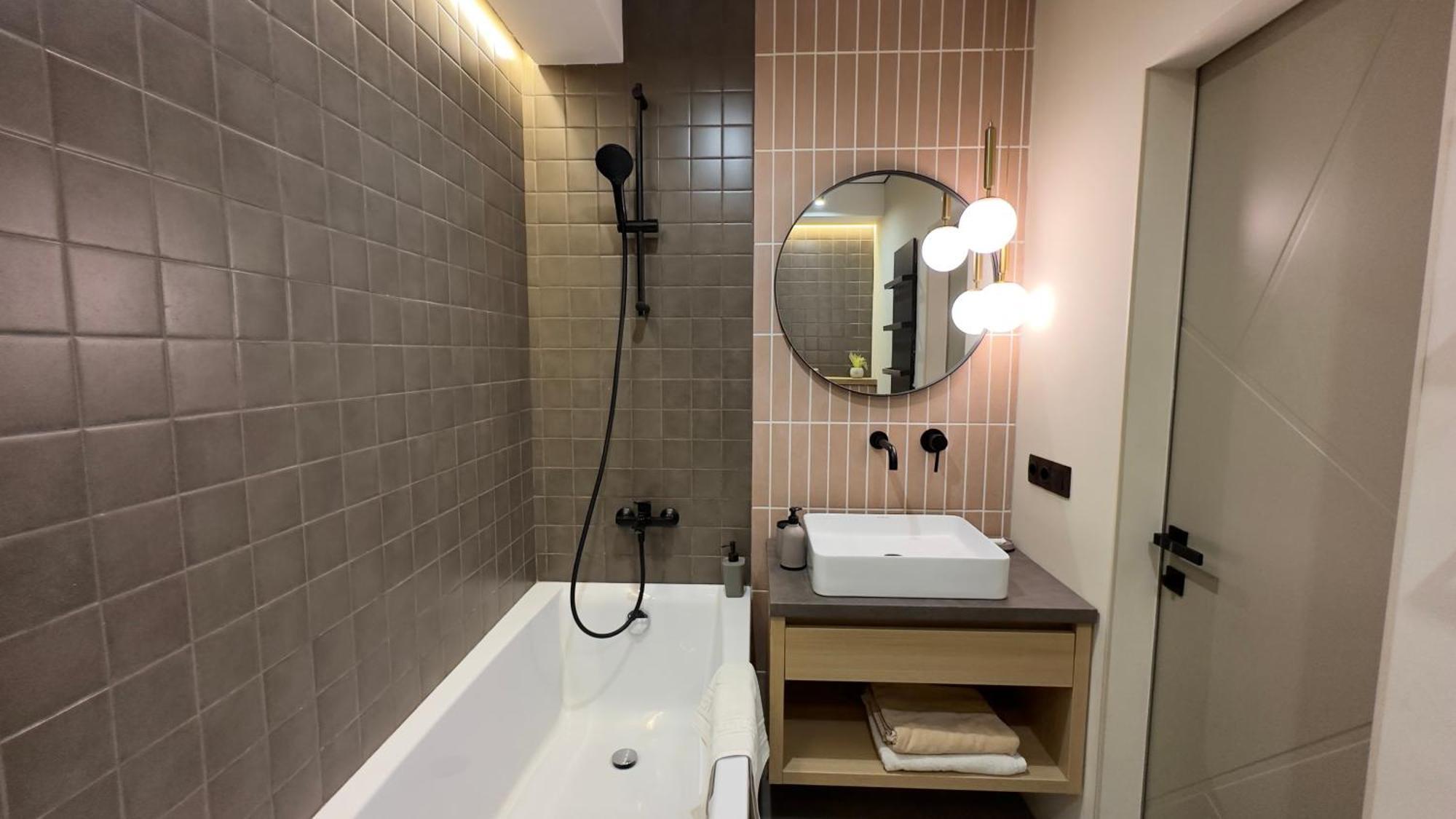 2 Room Modern Apartment View Dnipro Exterior photo